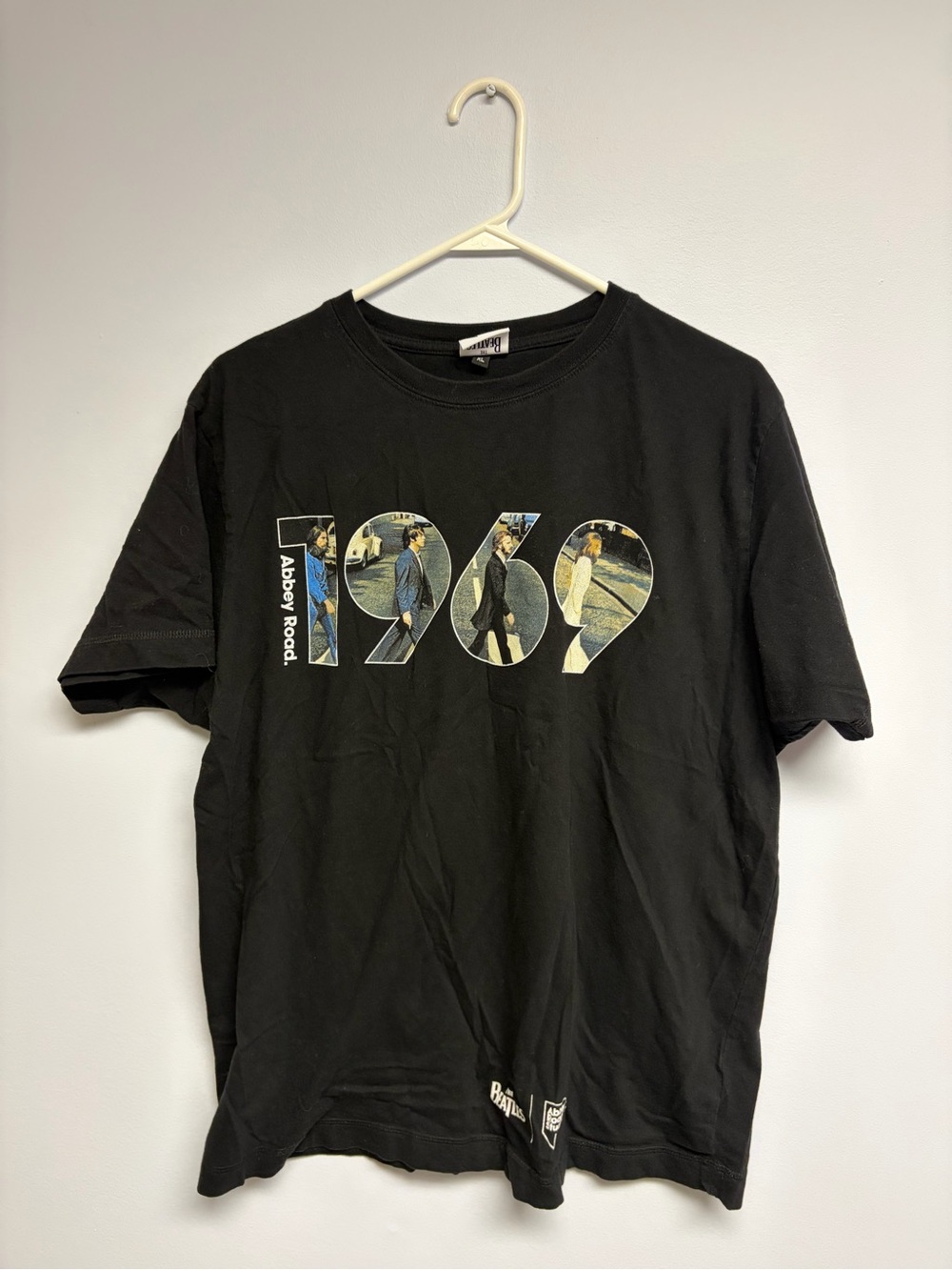 The Beatles Black 1999 Abbey Road Photo-Panel Tee